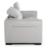 Icon Modern Italian Grey Leather Sofa Bed