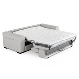 Icon Modern Italian Grey Leather Sofa Bed