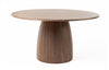  Mielcasa | Walnut Modrest Sheridan Mid Century Modern Walnut Round Dining Table | SKU VGDWJ3630-1 | MPN: 80995 | Free Delivery & Free Return