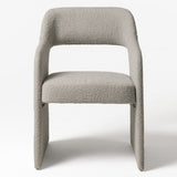 Bishop Modern Grey Fabric Dining Chair