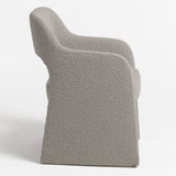 Bishop Modern Grey Fabric Dining Chair