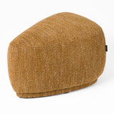 Kinsey Modern Mustard Small River Rock Ottoman