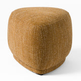 Kinsey Modern Mustard Small River Rock Ottoman