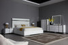 Cartier Modern White + Stainless Steel Dresser