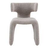 Bergman Modern Off-White Fabric Dining Chair