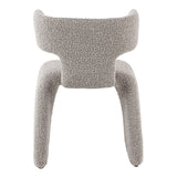 Bergman Modern Off-White Fabric Dining Chair