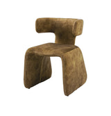 Bergman Modern Camel Velvet Dining Chair