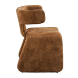 Bergman Modern Camel Velvet Dining Chair