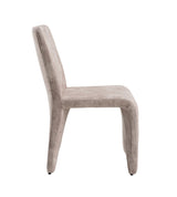 Ditka Modern Beige Velvet Dining Chair (Set of 2)