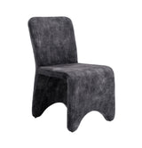Ditka Modern Grey Velvet Dining Chair (Set of 2)