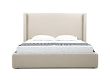 Byrne Modern Beige Fabric Bed