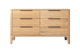 Seattle Modern Natural Oak Bedroom Set