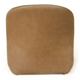 Donovan Modern Brown Leather Accent Chair