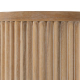 Jacobson Modern Natural Acacia End Table