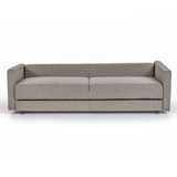 Fredonia Modern Grey Fabric Sofa Bed with Storage