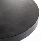 Bruni Modern Black Concrete End Table