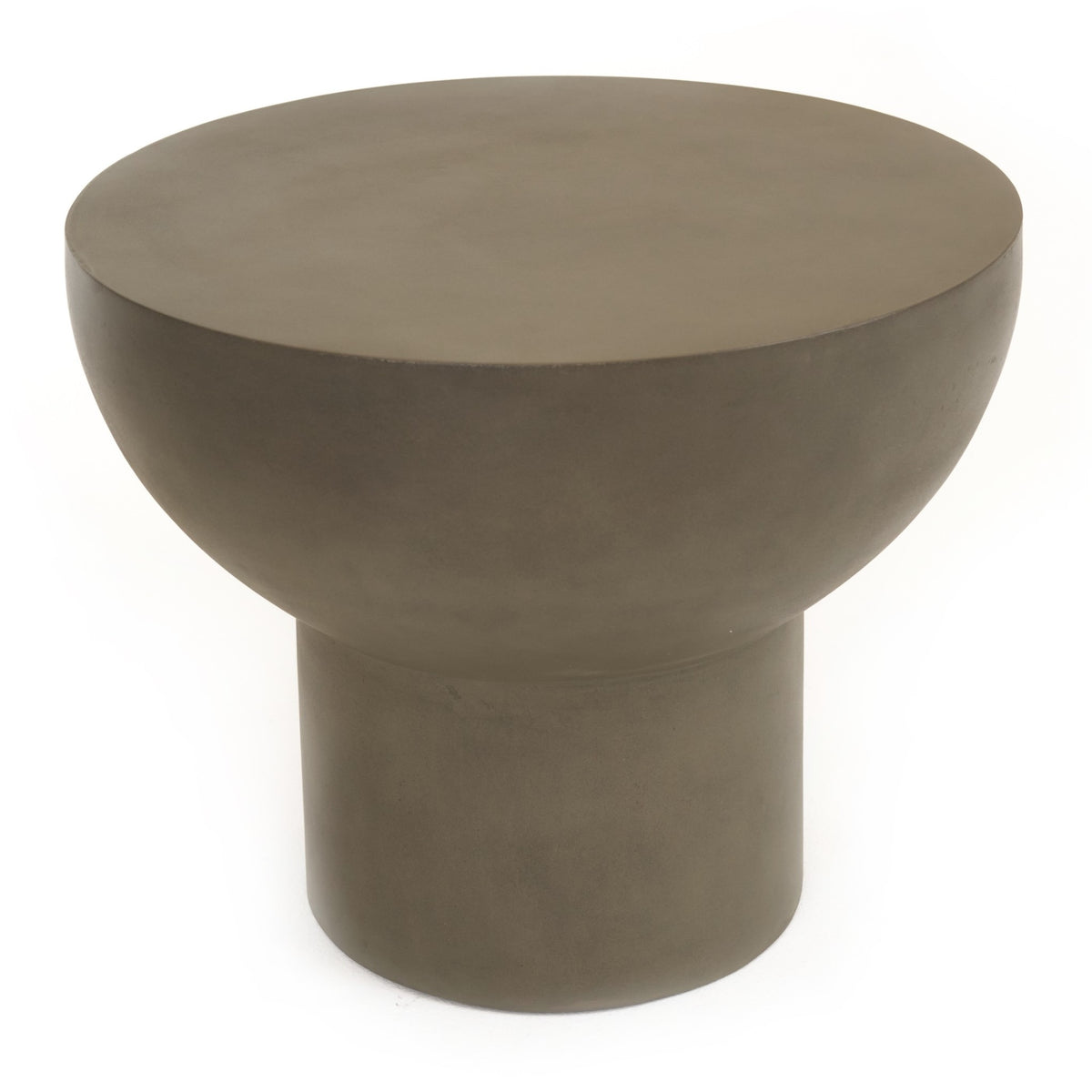 Fate Modern Grey Concrete End Table