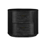 Fields Modern Black Acacia Bedroom Set