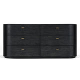 Fields Modern Black Acacia Dresser