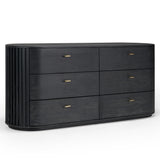 Fields Modern Black Acacia Dresser
