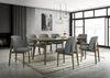 Costello Mid-Century Modern Wenge Dining Table