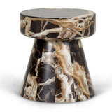Marlow Modern Faux Marble End Table Set