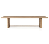 Walz Modern Natural Oak Rectangular Dining Table