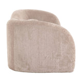 Calico Contemporary Beige Weave Fabric 3-Seat Sofa