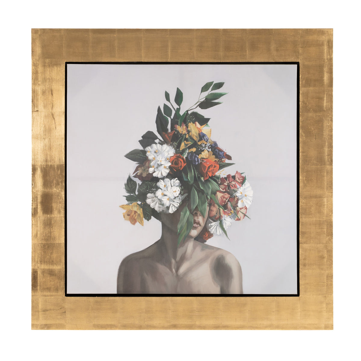 Victoria Modern Gold 71" x 71" Painting