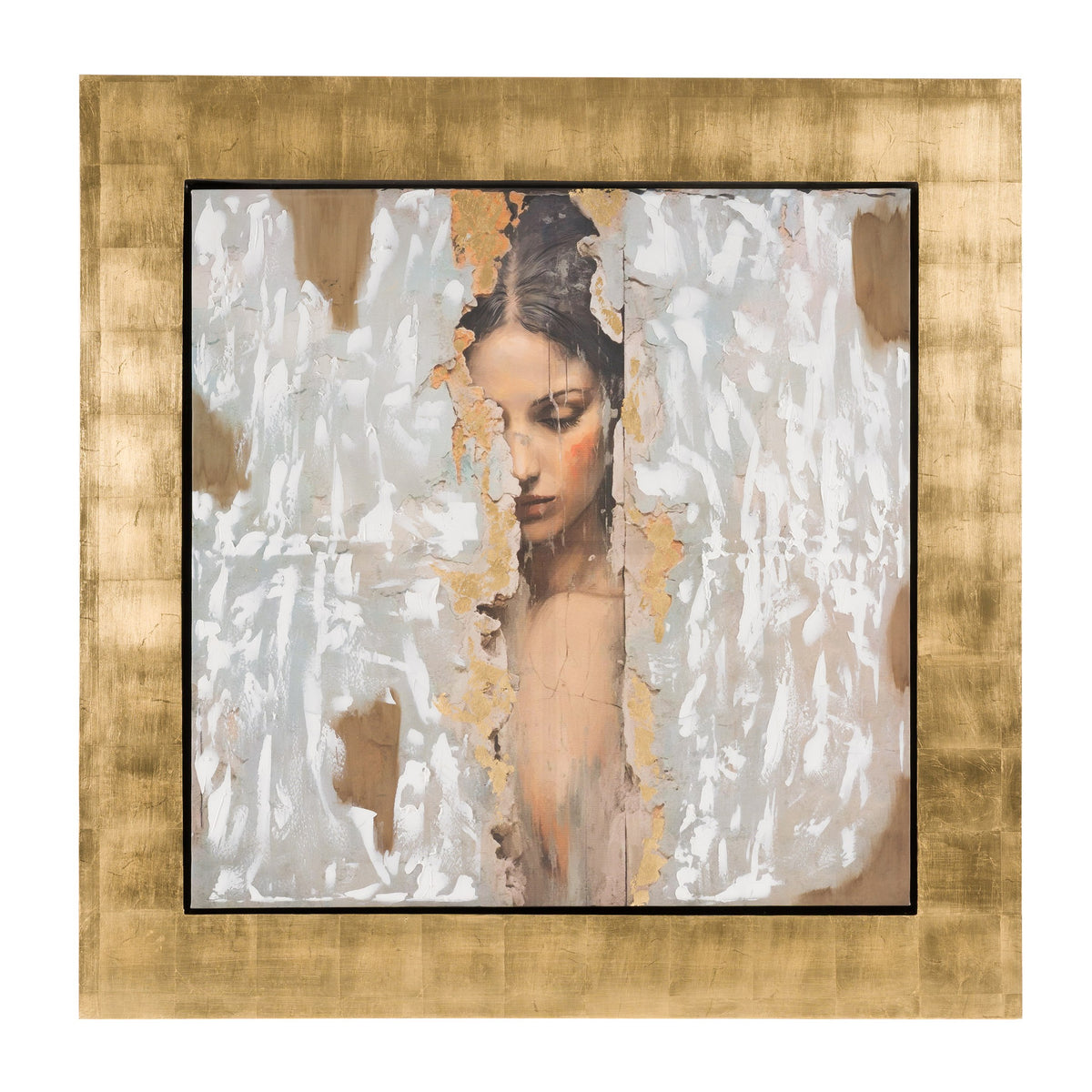 Stey Modern Gold 71" x 71" Painting