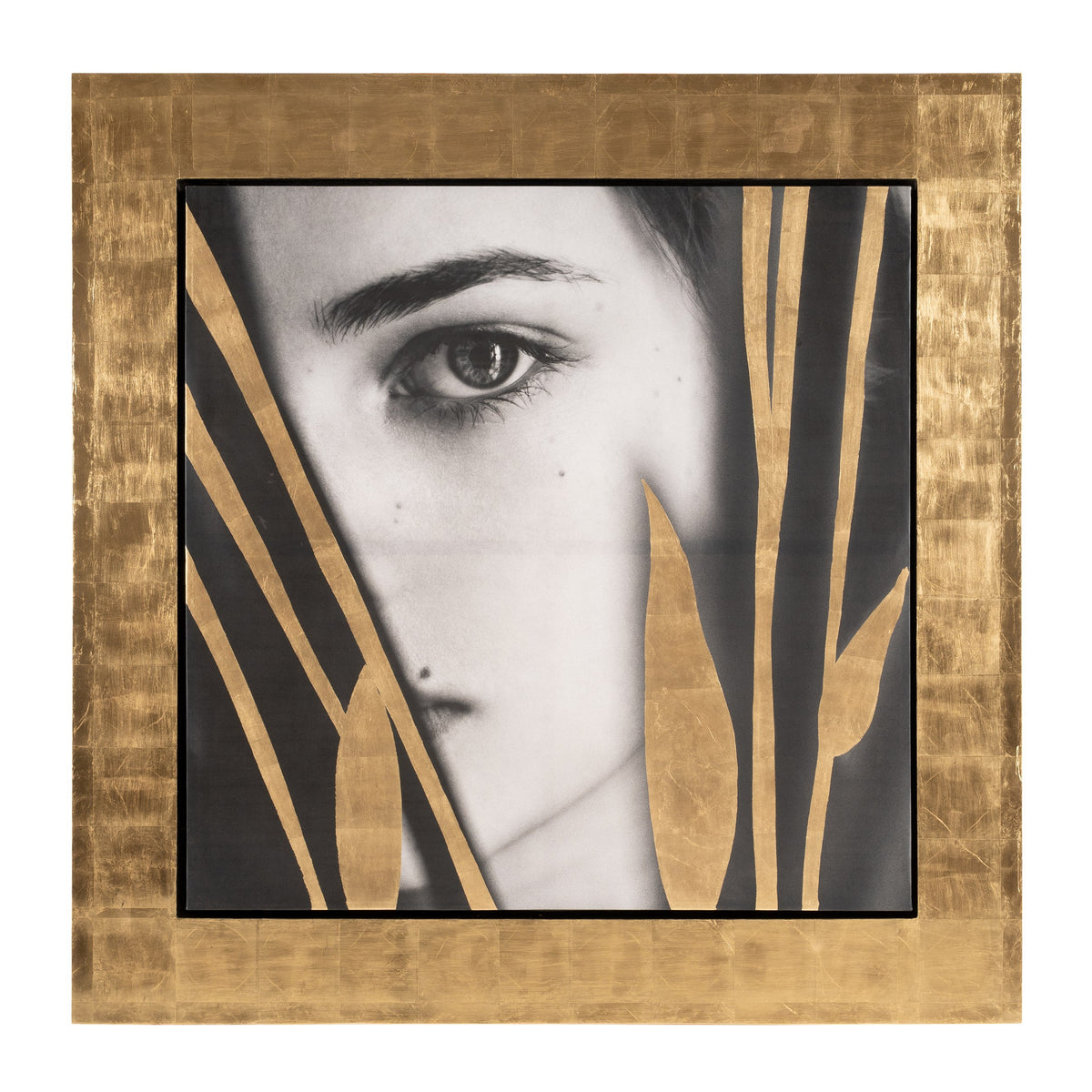 Kubia Modern Gold 71" x 71" Painting
