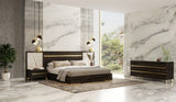 Velondra Modern Eucalypto + Marble 4-Piece Bedroom Set