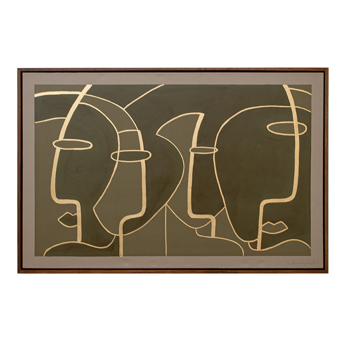 Foul Modern 71" x 47" Painting