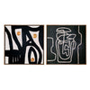 Burste Modern Painting Set of 2