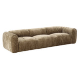 Siegal Modern Olive Green Fabric Sofa