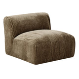 Siegal Modern Olive Green Fabric Sofa
