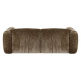 Siegal Modern Olive Green Fabric Loveseat Sofa