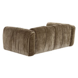 Siegal Modern Olive Green Fabric Loveseat Sofa