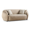Belinda Modern Beige Fabric 3-Seat Sofa