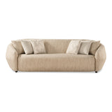 Belinda Modern Beige Fabric 4-Seat Sofa