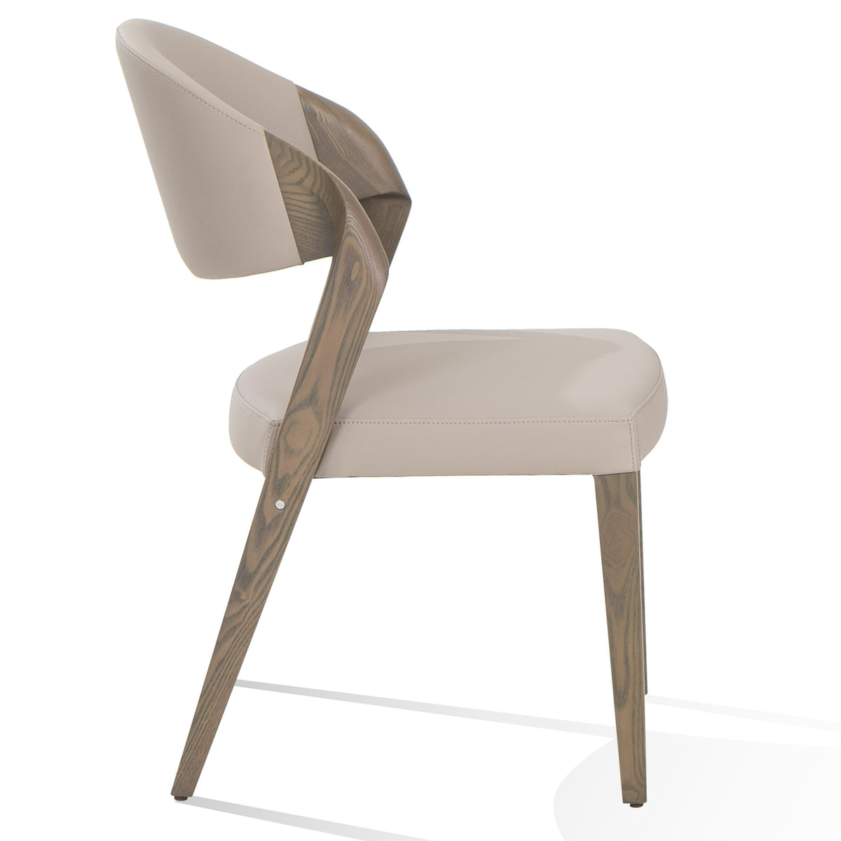 Arlo Mid-Century Beige & Grey Ash Dining Chair (Set of 2)