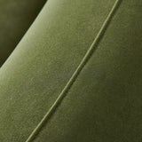 Andrew Modern Green Fabric Swivel Accent Chair
