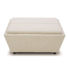 Nouveau Aris Modern Beige Fabric Ottoman with Storage