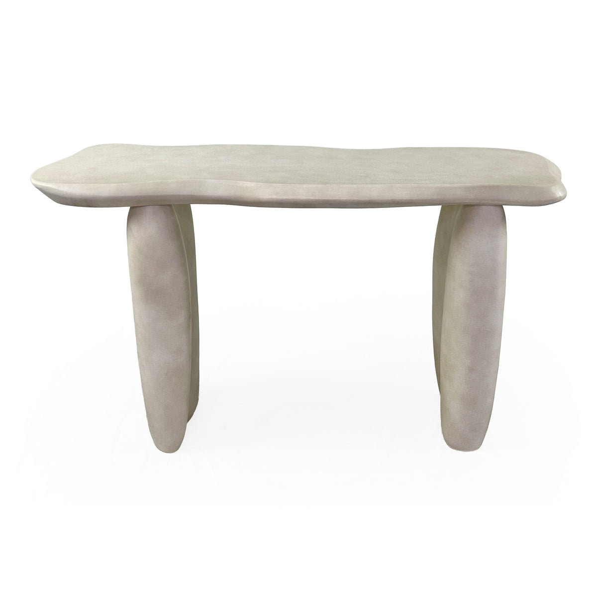 Nouveau Slone Modern Beige Concrete Console Table