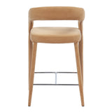 Nouveau Mundra Modern Tan Fabric Counter Chair