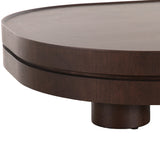 Nouveau Pastel Modern Walnut Coffee Table