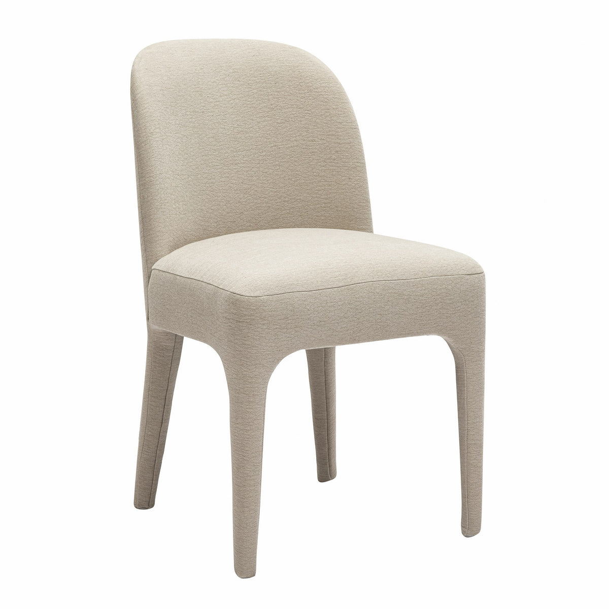 Nouveau Bannon Modern Beige Fabric Dining Chair (Set of 2)