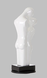 Love Modern White Polyresin Sculpture