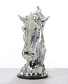 SZ0002 Modern Silver Horse Head Sculpture