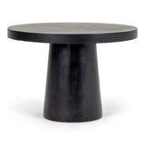 Desoto Modern Concrete Round Dining Table